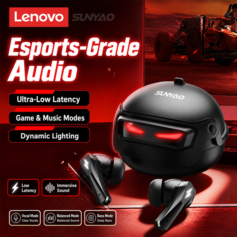 레노버 GT101 게이밍 헤드셋, 무선 블루투스 6.0 - Video Gaming & Esports Usd Acc 리뷰 및 가격
